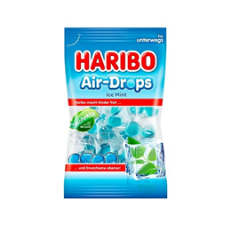에어 드롭 아이스 민트 젤리 100g 2x2팩 Haribo Air-Drops Ice Mint 2x 100g