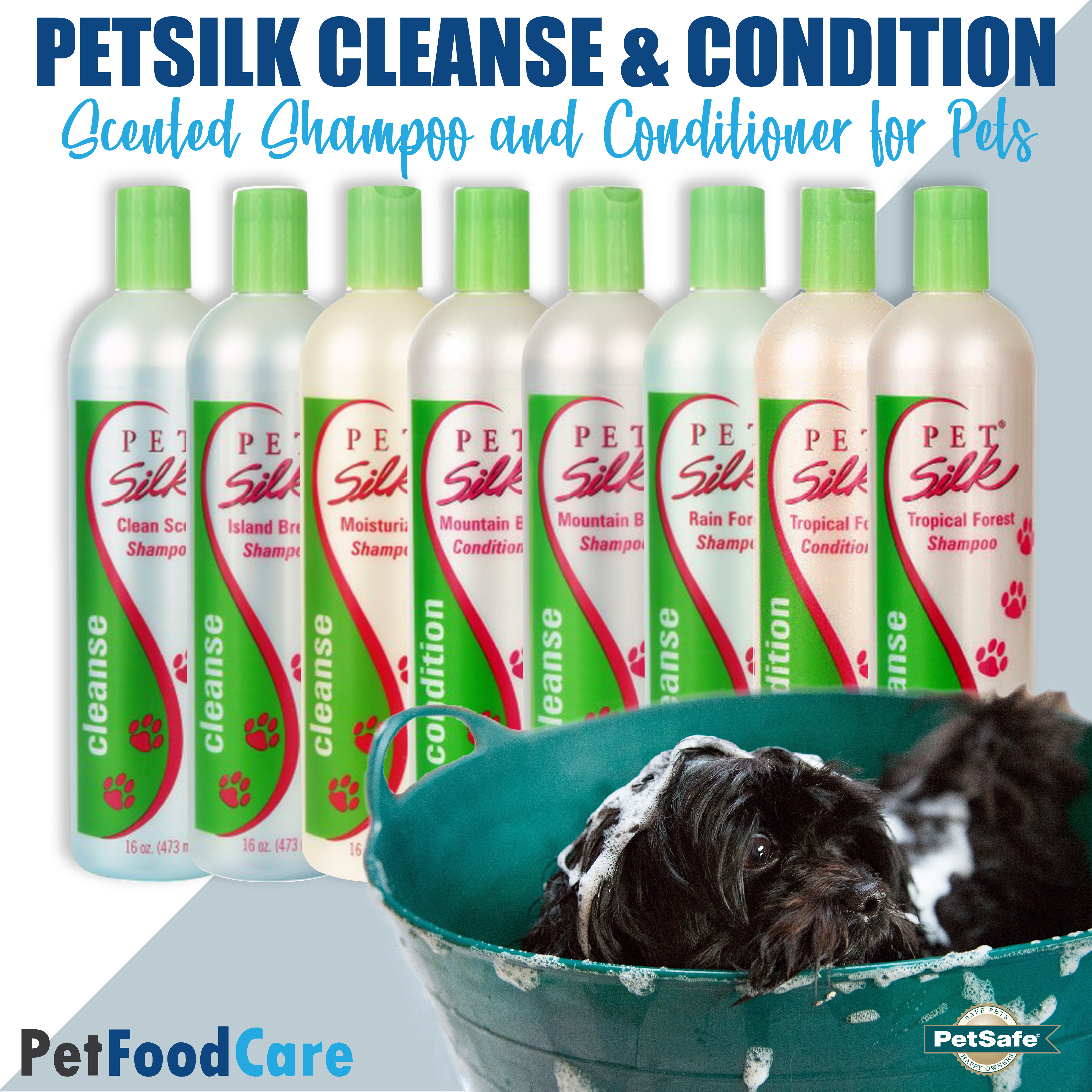 pet silk dog shampoo