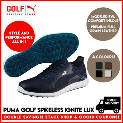 puma golf men's ignite lux spikeless golf shoe