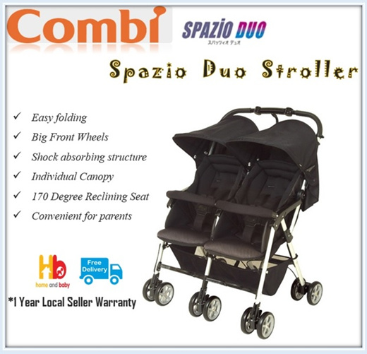 combi spazio duo stroller