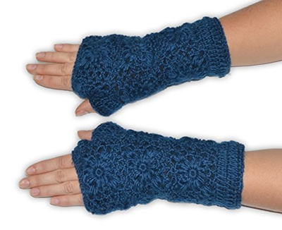 fleece lined wool gloves