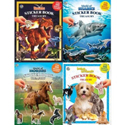 Sticker Book Treasury : Dinosaurs/Sharks/Horses/Baby Animals(Phidal)