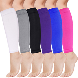6 Pairs Leg Compression Sleeves Calf Compression Socks for Women