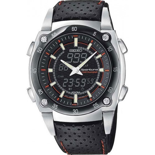 Qoo10 - Seiko Sportura Analog Digital Alarm Chronograph Men& apos s Watch  S... : Watch & Jewelry