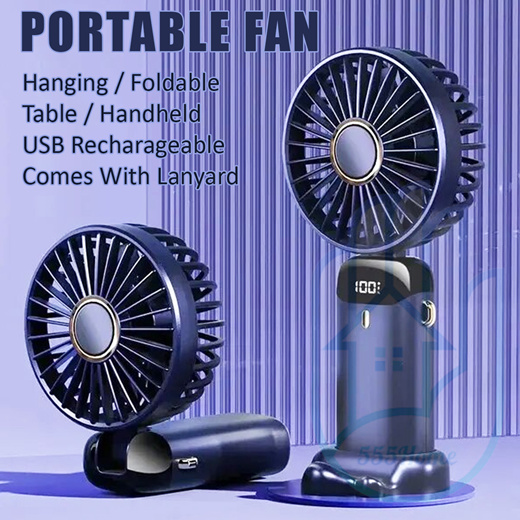 Handheld Neck Fan / Mini Fan / Portable Fan USB Neck Fan /  Table Fan /Desk Fan/ Handheld Fan USB