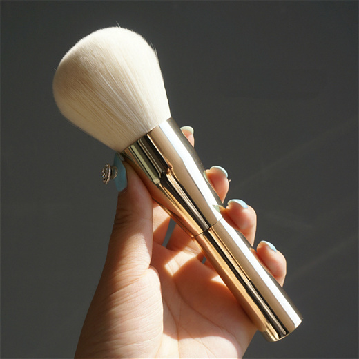 Qoo10 Very Big Golden Powder Brush Blush Foundation Make Up Tool Large Cosme Cosmetics