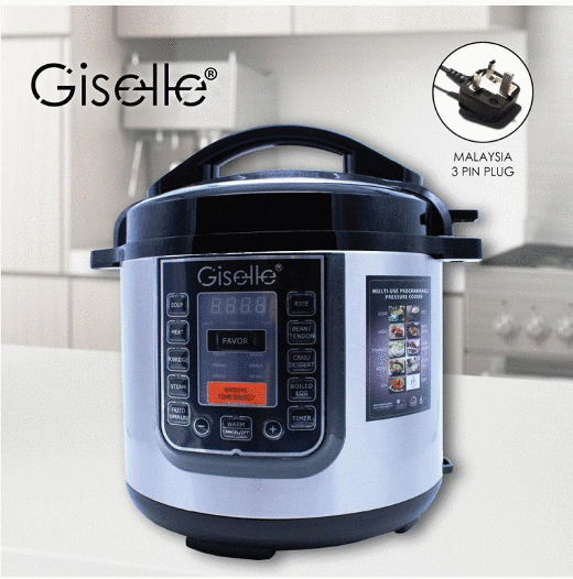 Qoo10 MY Free Gift Giselle 6L Electric Pressure Cooker 14