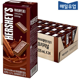 매일유업 허쉬 초콜릿 드링크 235ml x [24+24] 48개입 오리지널 초코우유 초콜렛