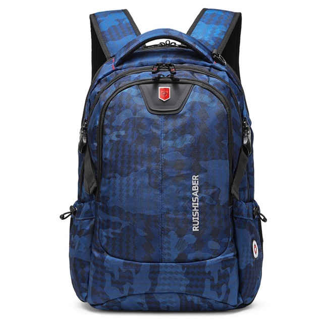 Qoo10 - Brand Swiss 17 inch Laptop Backpack Men USB Charging Travel ...