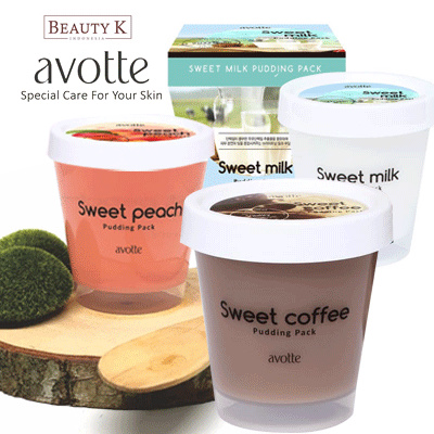 Qoo10 BeautyK Avotte Sweet Pudding Mask Pack Kosmetik