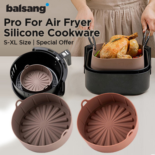 Buy Wholesale China Air Fryer Silicone Pot Reusable Air Fryer Silicone  Liners Replacement Air Fryer Oven Accessories & Air Fryer Silicone Pot at  USD 1.2