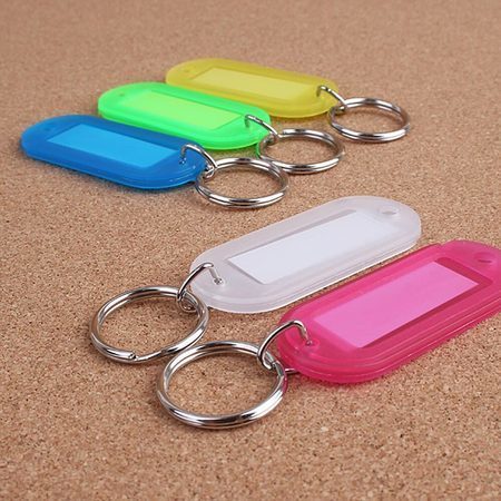 Qoo10 - 5P Nametech Key Holder Name Tag Locker Shoe Box Ring Buckle ...