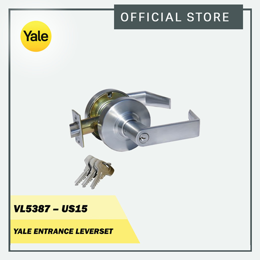 Qoo10 Yale VL5387 US15 Entrance Lockset Furniture & Deco