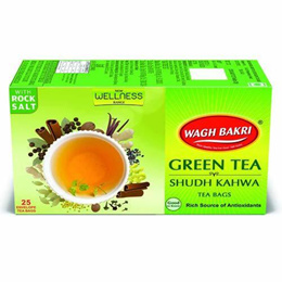 Wagh Bakri Green Tea Shudh Kahwa Tea Bag 100N