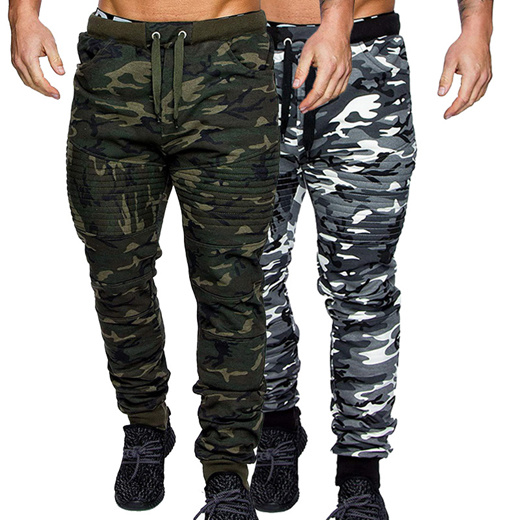 camo gym joggers