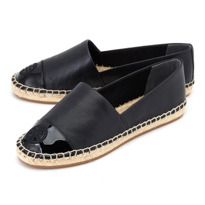 Global Shop」- Color Block Mixed-Leather Espadrille 61194 004 Woman Sneakers