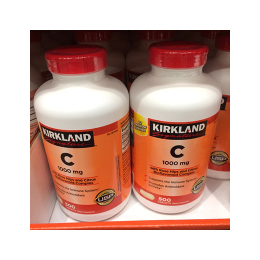 Qoo10 Kirkland Signature Vitamin C 1000mg 500 Tablets Nutritious Items