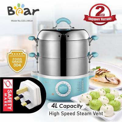 Bear Multi-functional 5.2 Liter 3-tier Stainless Steel Electric