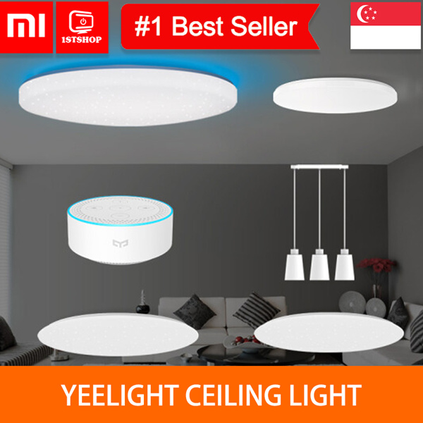 YEELIGHT OFFCIAL STORE [Lampu Langit-langit Xiaomi] - Lampu Pertama Dunia untuk Mendukung kedua WiFi