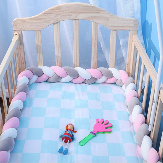 plush crib bumper