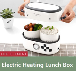 Multifunctional portable lunch box recommendation Bear intelligent  electric steamed and cooked mini rice cooker hot pot, Pluggable and heated  2L
