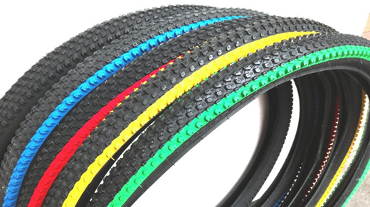 colored mountain bike tires