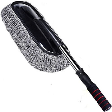 Microfiber Car Duster Wash Mop With Extendable Handle For Exterior