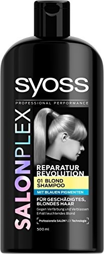 Qoo10 Direct From Germany Syoss Salon Plex Blond Shampoo 6er Pack 6 X 50 Hair Care