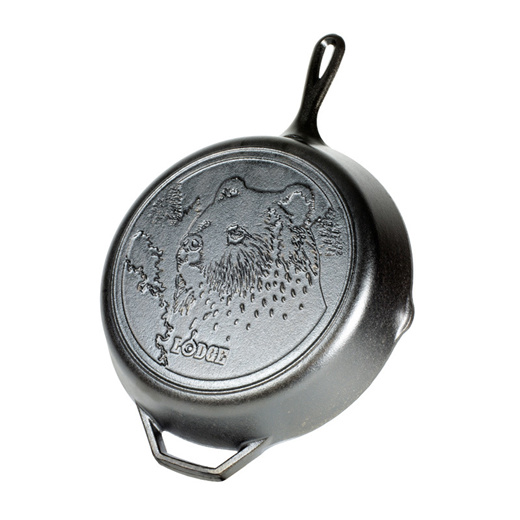 The Italian Chef Lodge Cast Iron Double Handle Skillet - 30.48cm