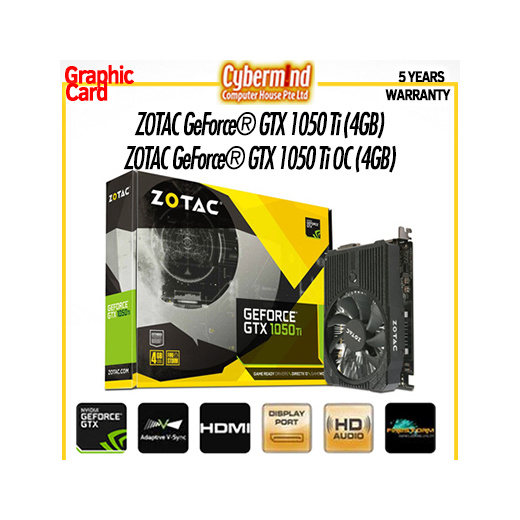 Qoo10 Zotac Geforce Gtx1050 2gb Zotac Geforce Gtx 1050 Ti Mini 4gb Zot Computer Game