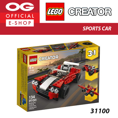 lego creator red car