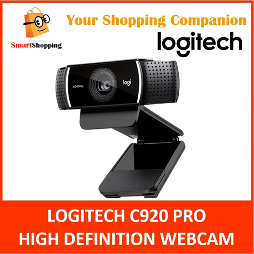 cylinder Hvornår opadgående Qoo10 - Logitech C920 Pro HD Webcam (Replacement of C922) 1080p Stereo Audio  A... : Computer & Game