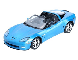 RASTAR 1/14 Authorized Chevrolet Corvette C6 G5 6-Channel RC Car (Blue)