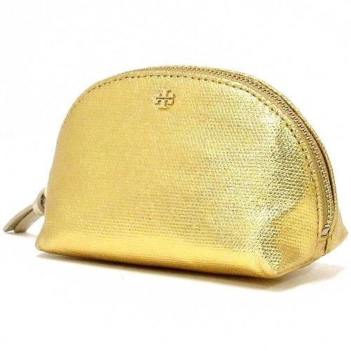 Qoo10 - TORY BURCH Tri Burch Outlet Metallic Gold Mini Cosmetics Pouch  33820-7... : Bag & Wallet