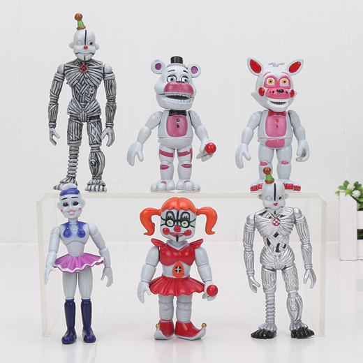 Qoo10 Shop 6pcs Set Fnaf Five Nights At Freddys Sister Location Funtime Foxy Toys