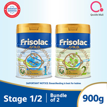 [FRISO][Bundle of 2]Friso Gold 1/2 (900g/1.8kg) - Infant Formula (0 to 12 Mths)