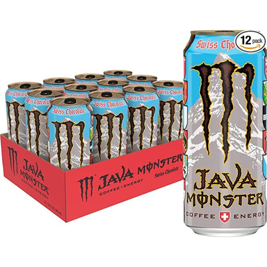 Qoo10 Java Monster Swiss Chocolate Coffee Energy Drink 15 Ounce Pack Of Drinks Sweets