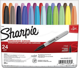 Sharpie Paint Marker Pen Oil Based Fine 1.0mm White Pack 12 1EA