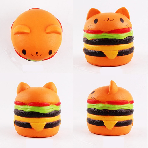 cat burger squishy