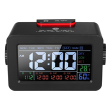 LCD ℃/℉ Digital Wireless Indoor/Outdoor Thermometer Clock