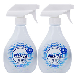 페브리즈 섬유탈취제 항균플러스 깨끗한향 370ml 2개 / 섬유탈취스프레이