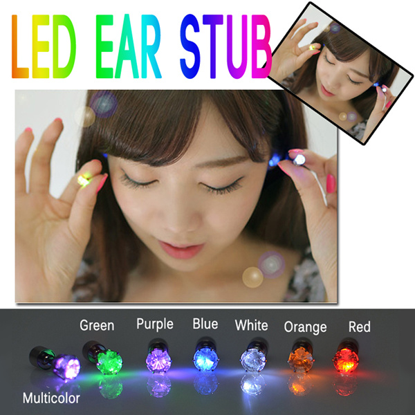 Party LED Ear Stub Great for Party Clubbing Night Spot Deals for only S$3.8 instead of S$3.8