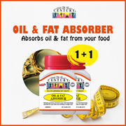 [21st Century] Oil  Fat Absorbers absorbs oil and fats from your food (1-FOR-1)