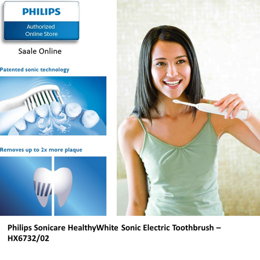 [S$167.00](?12%)[PHILIPS]Philips Sonicare HealthyWhite Sonic Toothbrush - HX6732/02 with 2 years international warranty