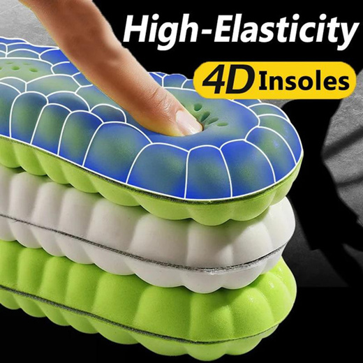 티몬 글로벌 홀세일 - New 4D Sport Insoles Super Soft High Elasticity Shoe Pads  Anti-pain De : 게임 소프트웨어