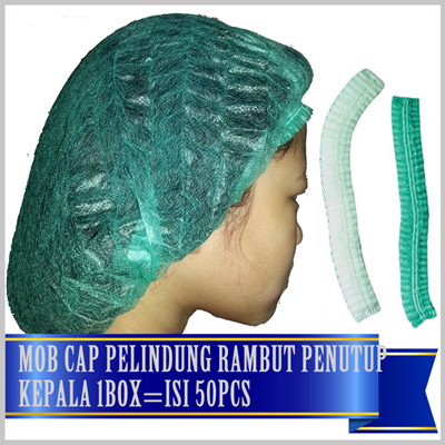 Qoo10 - 1BOX=ISI 50PCS Mob Cap Pelindung Rambut Penutup 