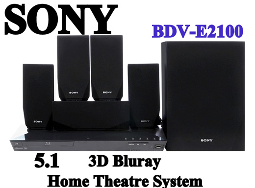 Sony BDV-E2100 5.1 Channel 1000W 3D Blu-ray Home Theater System