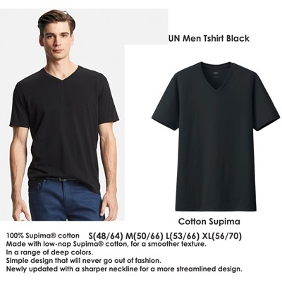 UN Men Tshirt Black