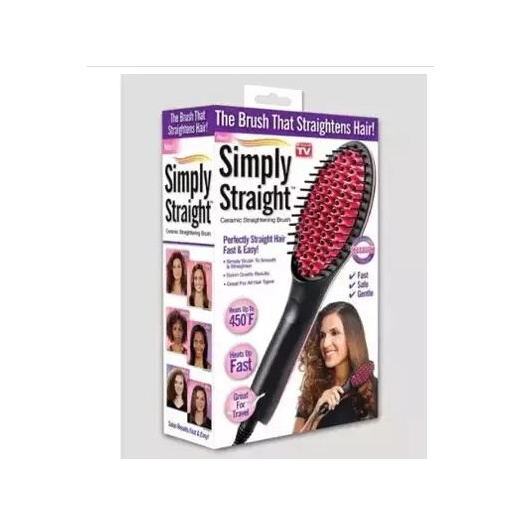 Qoo10 Simply Straight Hair Straightening Comb Brush As Seen On Tv Straighten Hair Care