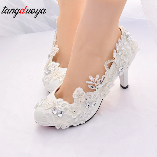 white high heel shoes for wedding